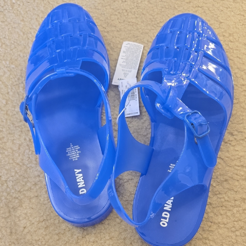 NWT Old Navy Scented Jelly Sandals Sz 8